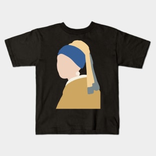 Girl with the pearl earring Kids T-Shirt